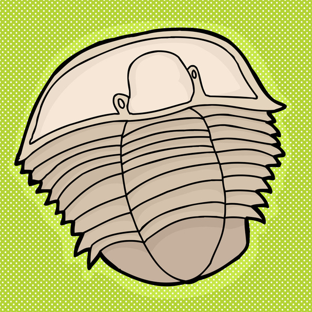 Trilobyte над зеленим
 - Вектор, зображення