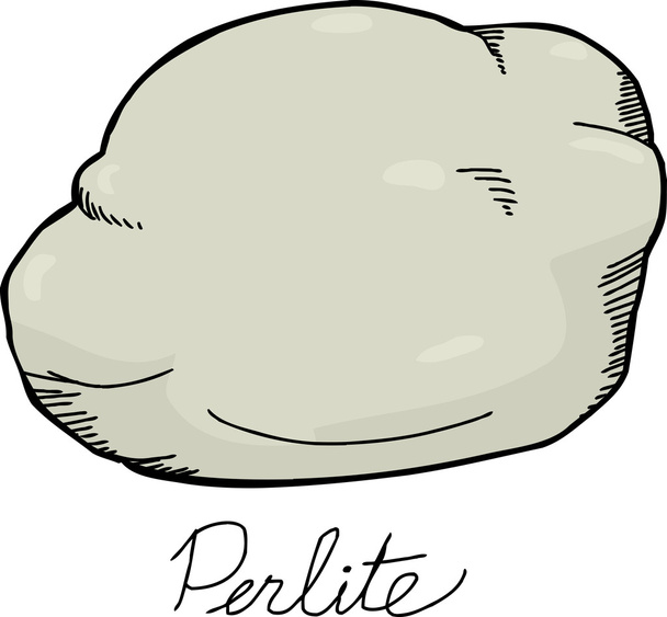 Perlite Rock Drawing - Vector, Image
