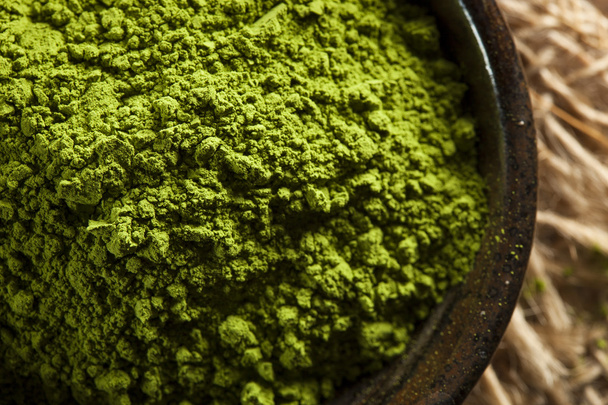 Raw Organic Green Matcha Tea - Фото, изображение
