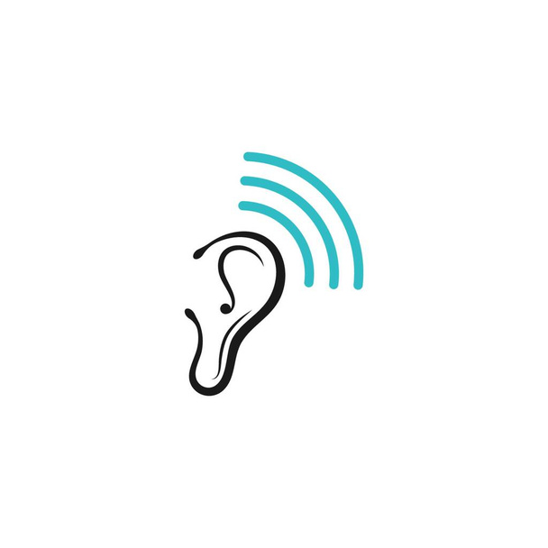 "Hearing Logo Template vector icon " - Vector, Image