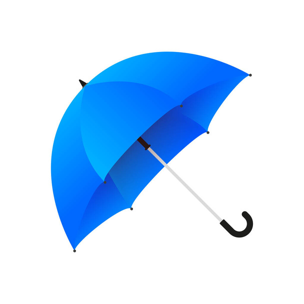 Rain drop on Umbrella. Rain protection. Security concept. Vector illustration - Vektor, Bild