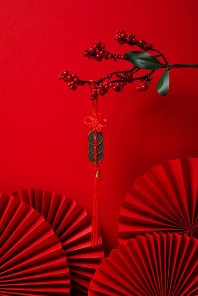 Concept of Happy Chinese new year or lunar new year - Fotoğraf, Görsel