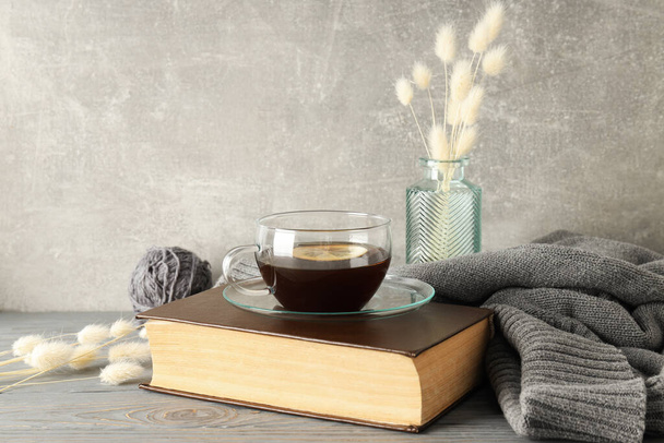 Concept of Hygge, warm and cozy composition - Photo, Image