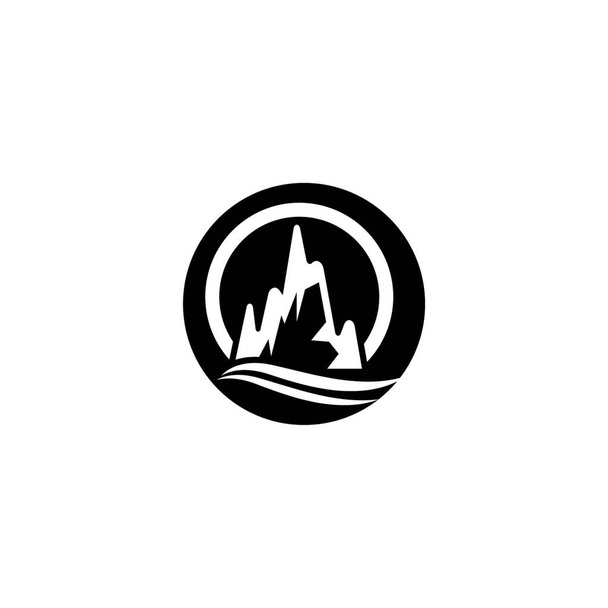 Символ вектора логотипа Айсберга  - Вектор,изображение