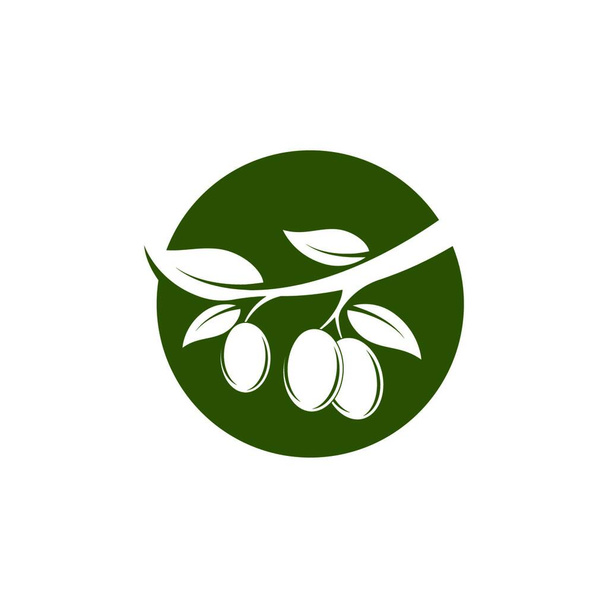 "Illustration vectorielle d'icône de logo olive
 " - Vecteur, image