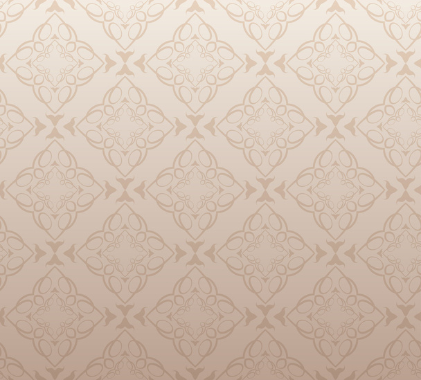 ダマスク織の壁紙パターン (ベクトル) - ベクター画像