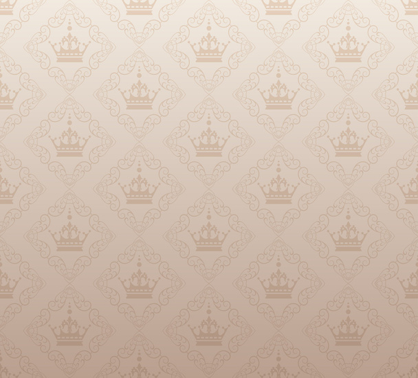 Damask Wallpaper patroon (vector) - Vector, afbeelding