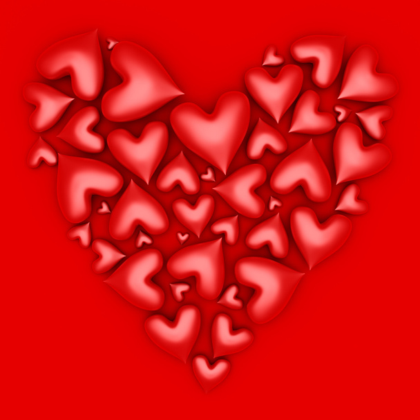 rote Herzen - Foto, Bild