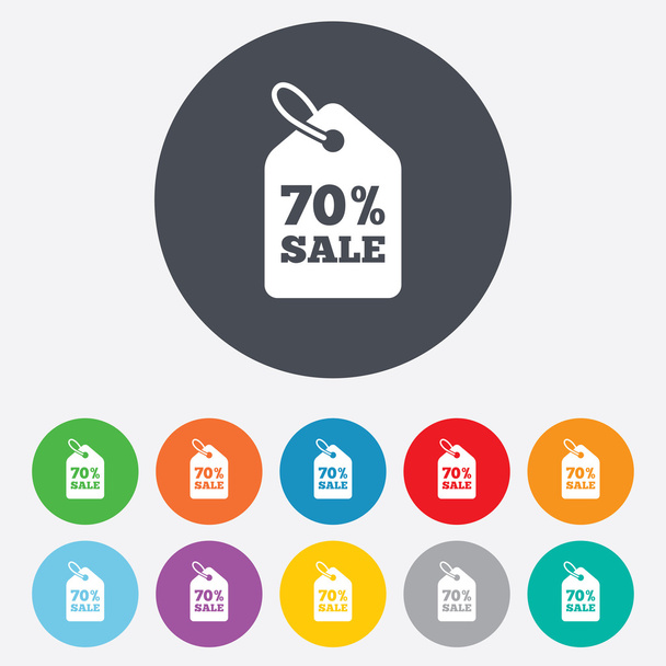 70 percent sale price - Vecteur, image
