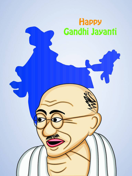"Gandhi Jayanti Taustaa "vektorikuvitus - Vektori, kuva