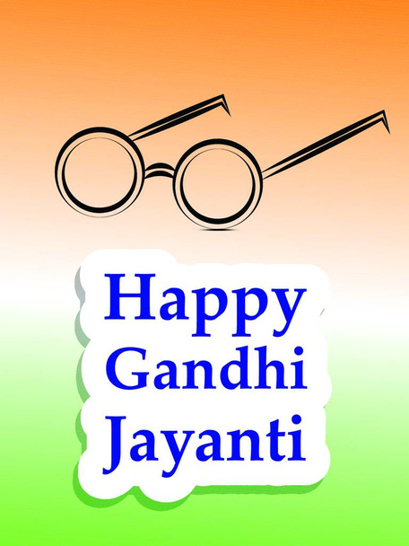 "Gandhi Jayanti Háttér "vektor illusztráció - Vektor, kép
