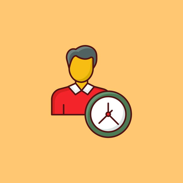 employee icon, vector illustration - Vector, Image
