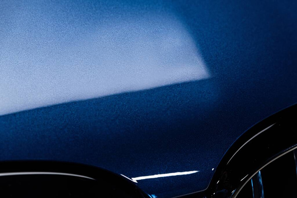 Lesklé modré auto barvy po použití keramického povlaku - Fotografie, Obrázek
