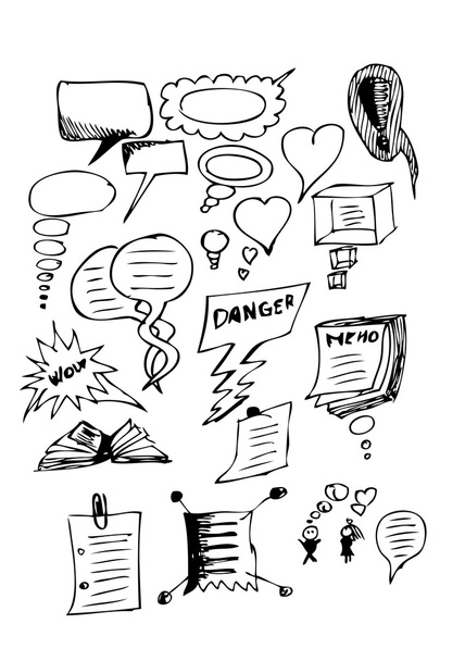 icônes de dialogue
 - Vecteur, image