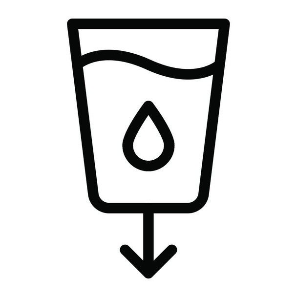 Wasser-Symbol-Vektor-Illustration  - Vektor, Bild