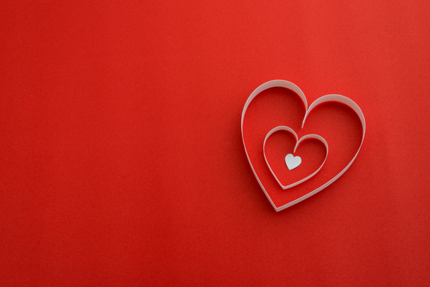 valentine's paper hearts - Foto, Imagem