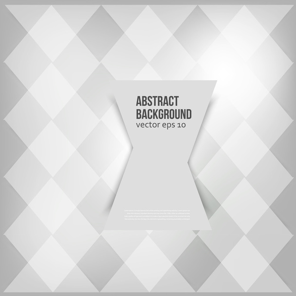 Vector abstract background. Squares white - Vector, Imagen