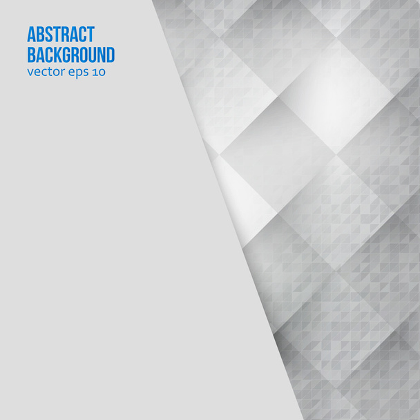 Vector Abstract background. Squares white - Вектор,изображение