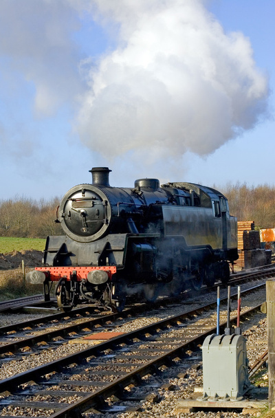 Motor del viejo tren de vapor en Swanage Castle en Wareham, Dorset
 - Foto, imagen