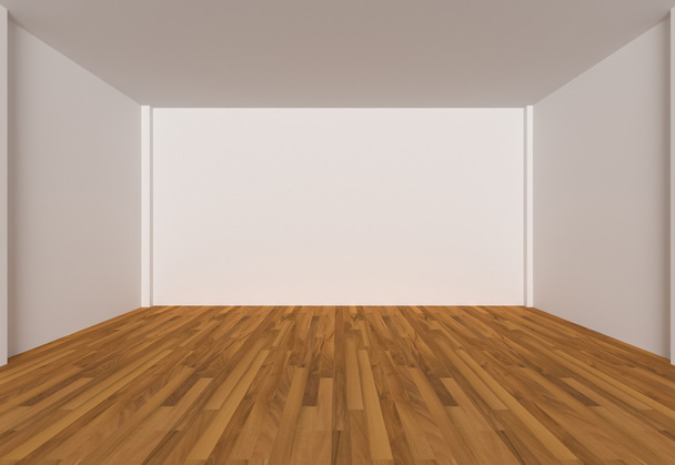 boş oda beyaz duvar  - Fotoğraf, Görsel