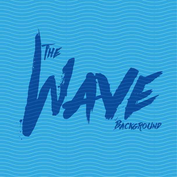 Wave background blue vector - Vector, Image