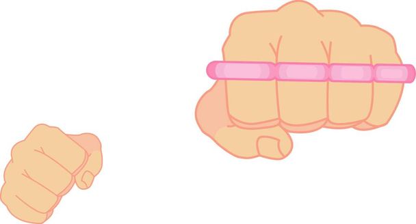 "fists - punch" icon vector illustration   - Vector, Image