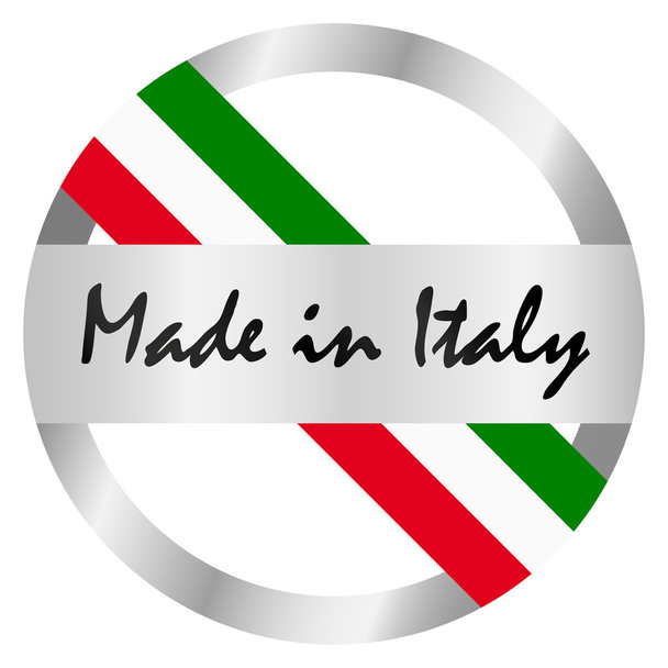 zegel van kwaliteit Made In Italy - Vector, afbeelding