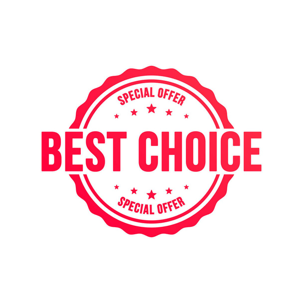  Best Choice Special Offer Shopping Vector Label  - Вектор,изображение