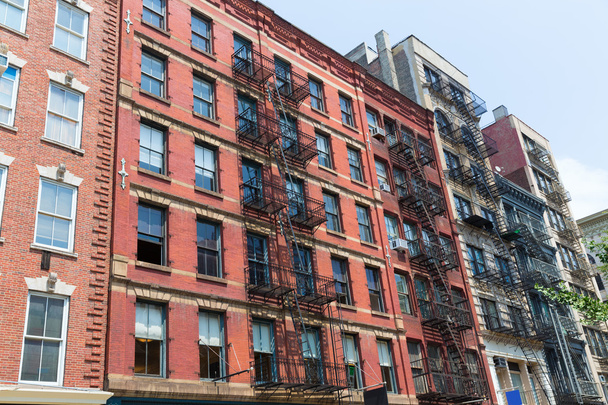 Soho building facades in Manhattan New York City - Fotografie, Obrázek