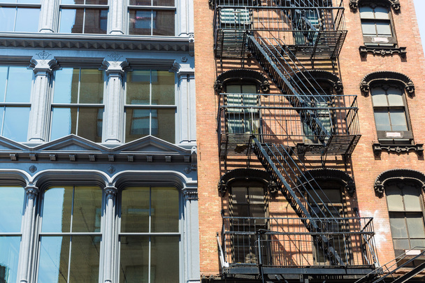 Soho building facades in Manhattan New York City - Фото, зображення