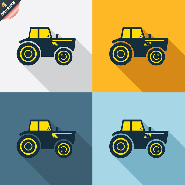 Tractor icons - Vecteur, image