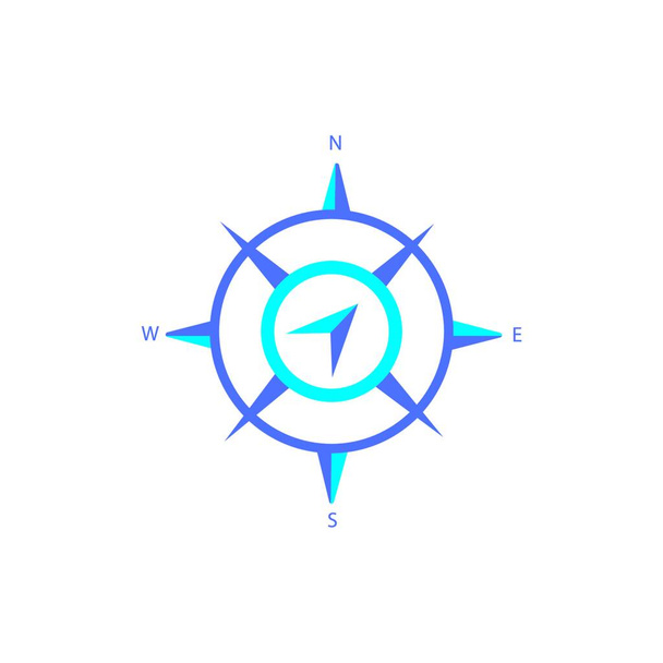 Pusula simgesi logo vektörü  - Vektör, Görsel