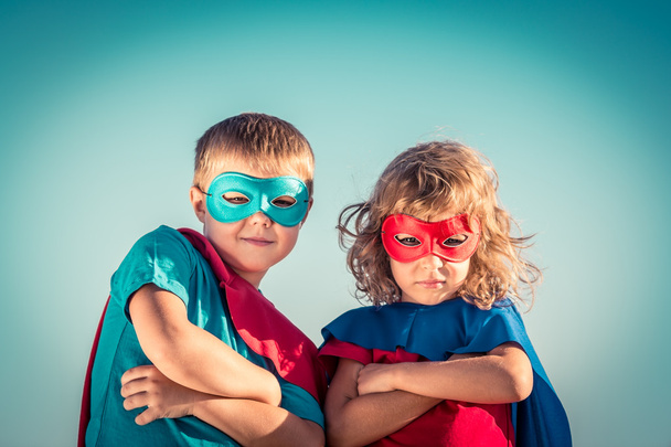 Superhero kids - Foto, Imagem