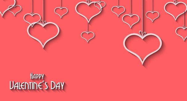 Valentines Day background - Vector, Image
