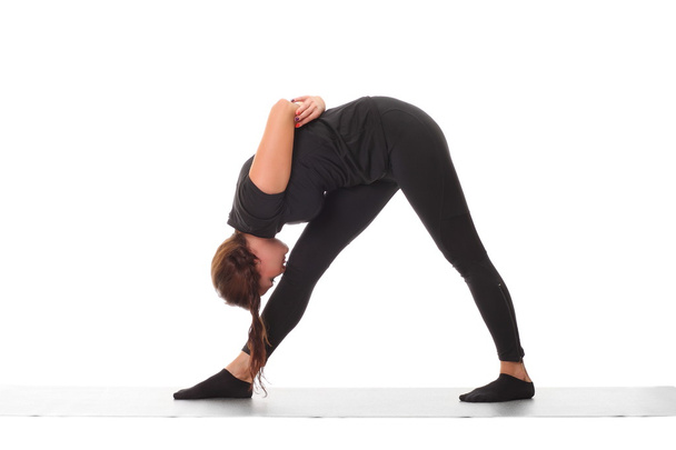 woman training yoga - Fotografie, Obrázek