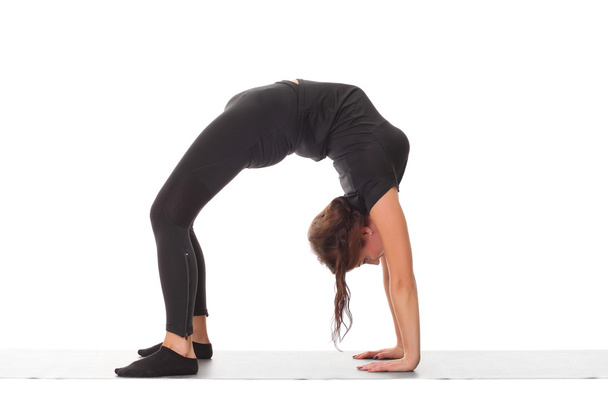 Donna formazione yoga
 - Foto, immagini