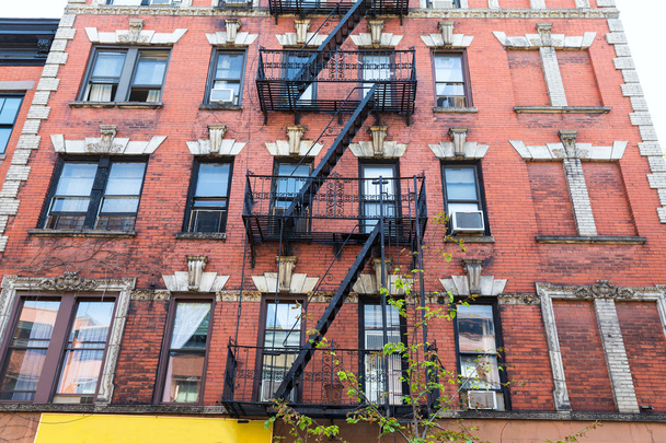 West Village in New York Manhattan buildings - Φωτογραφία, εικόνα
