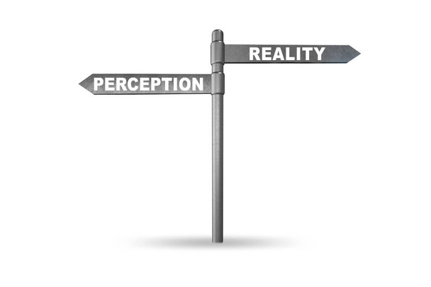 Έννοια της επιλογής αντίληψης ή της πραγματικότητας - Φωτογραφία, εικόνα