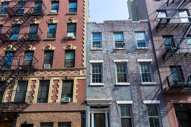 West Village in New York Manhattan buildings - Foto, Bild