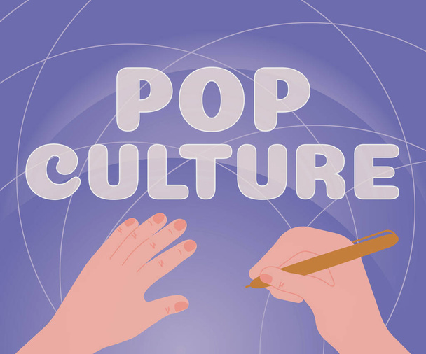 El yazısı Pop Kültür ve İş Gösterisi, çoğunluğu gençlerin yaşam tarzı ve zevklerini anlatıyor - Fotoğraf, Görsel