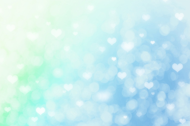  abstract bokeh background with hearts  - Photo, Image