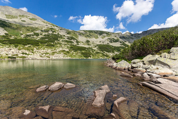 Amazing landscape of The Long Lake, Pirin Mountain, Bulgaria - Фото, изображение