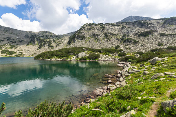 Amazing landscape of The Long Lake, Pirin Mountain, Bulgaria - Φωτογραφία, εικόνα