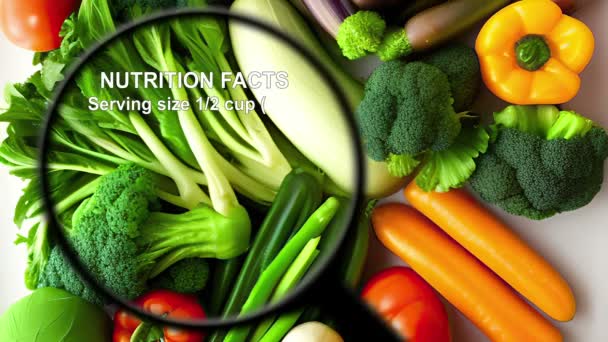 Ravitsemustietoja eri vihanneksista - Materiaali, video