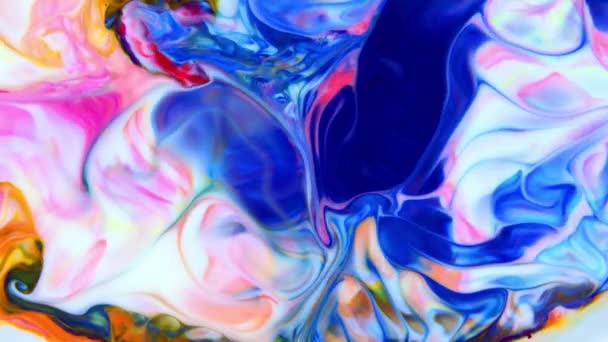 Very Nice Ink Abstract Arty Pattern Colour Paint Liquid Concept Texture Video. - Footage, Video