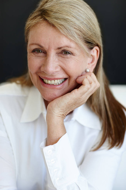 Pleased with her success. Portrait of a smiling business woman - Fotoğraf, Görsel