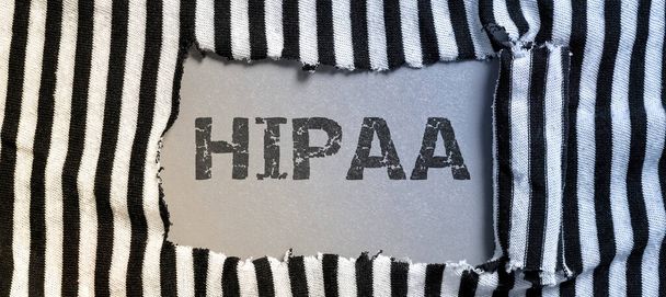 Текст "Hipaa", "Business overview Acronym" означає "Охорона здоров'я". - Фото, зображення