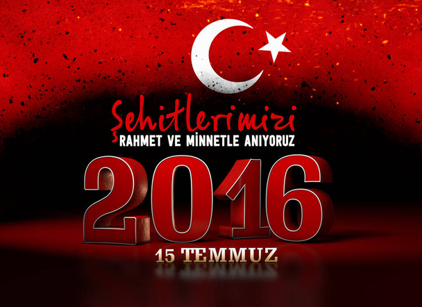 2016, Turkse vlag, Turkije - Turkije Achtergrond Ontwerp - Foto, afbeelding