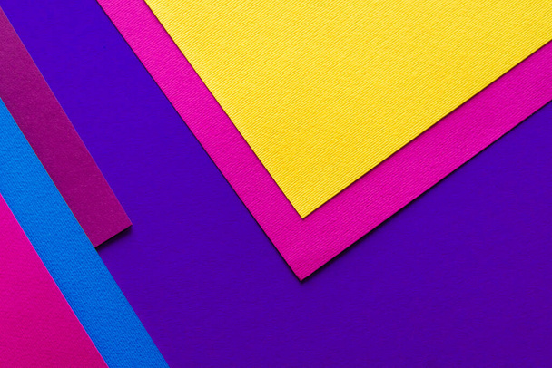Abstract paper - colorful background, creative design from paper wallpaper. Bright saturated geometry. - Foto, immagini
