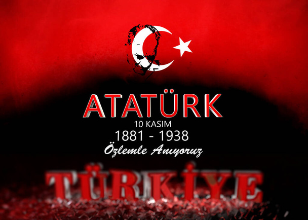 Turkish Flag, Turkey - Turkey Background Design - Photo, Image